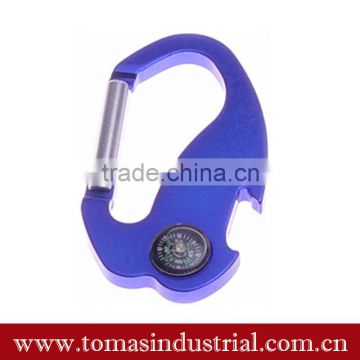 fashionable compass custom carabiner with ring