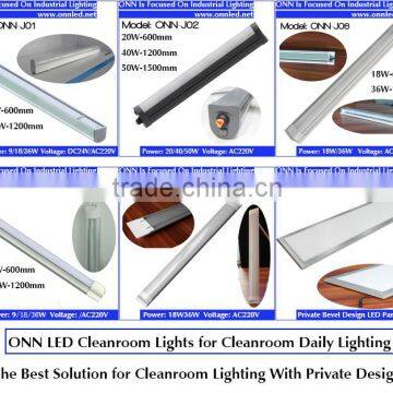 ONN-J09 Promo Price 36W 1200mm Led Cleanroom Light / Dust Proof Lighting