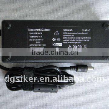 notebook power adapter replace for Toshiba 19V 6.3 A