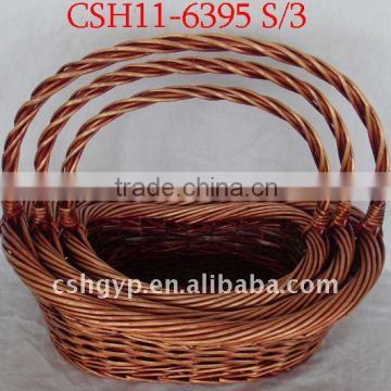 willow basket set of 3