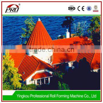 Super Galvalume Lowes Sheet Metal Roofing Sheet Price Glazed Tile Roll Forming Machine