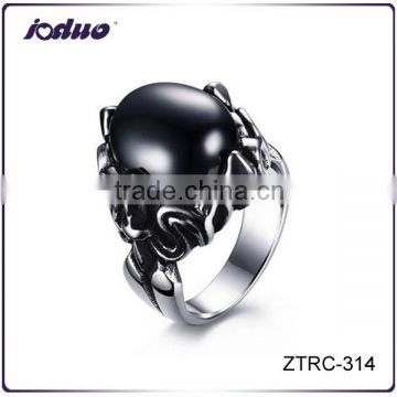 Punk Style Retro Men's Stainless Steel Ring