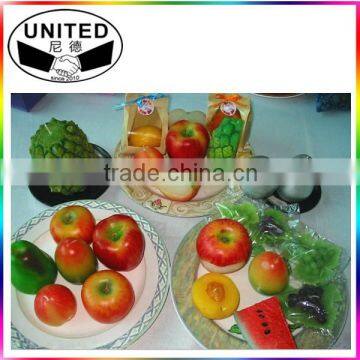 Hot sale decoration fruit shape candle for Christmas gifts