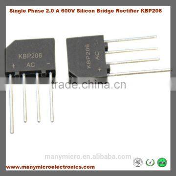 Single Phase 2.0 A 600V Silicon Bridge Rectifier KBP206 photo-3