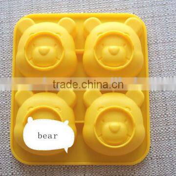 Wholesales silicone fondant cake bear chocolate mould