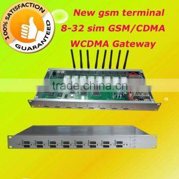 8 port 32 sim gsm/cdma/wcdma voip terminal gateway,gsm voip fxs fxo gateway