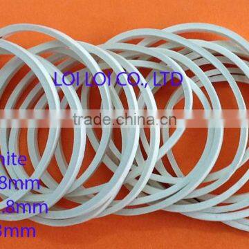 High Quality Natural Rubber bands / White color Rubber Band O - Ring