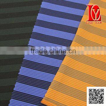 Stripe fabric made of 95% poly and 5% spandex