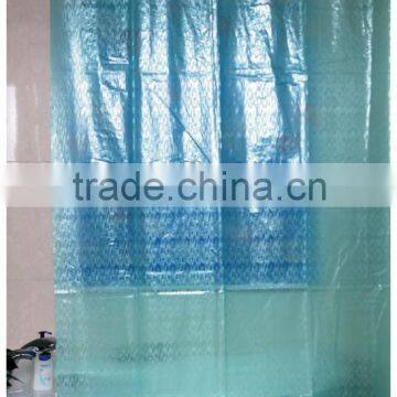 3D EVA colorful bathroom shower curtain, transparent shower curtains