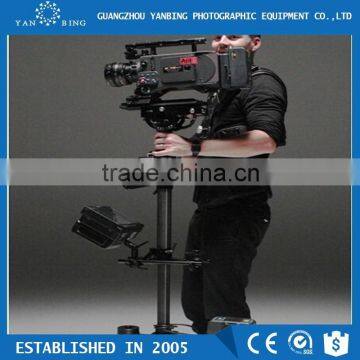 Factory supply double arms video steadycam with power system loading 6-22kg for BMCC