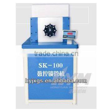 High pressure rubber tube locking machine /Sk100 hydro hose crimper with PLC