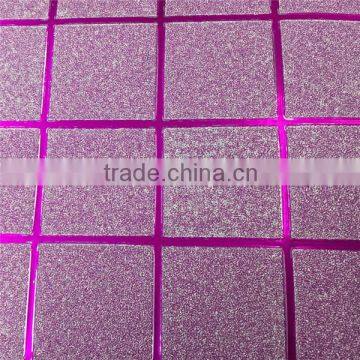 Customized various pattern colorful glitter paper