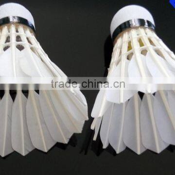Cheap Duck Feather Durable Club Badminton Training Shuttlecock with Factory Price
