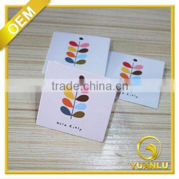 colorful clothing print hang tag print labels