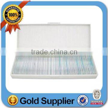 different colour plastic prepared slide box