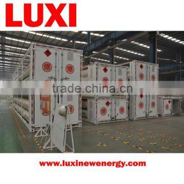 25.52 ISO11120 ISO668 cng semi-trailer 11 tube CNG storage