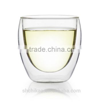 double wall glass cup