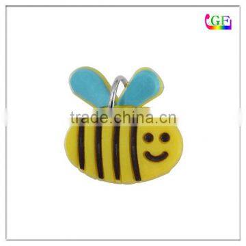 Custom animal bee soft pvc rubber charms rubber soft pvc gift