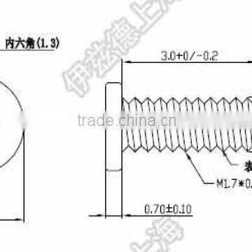 M1.7x3 M1.7*3 Hexagon Head Screw photo-4