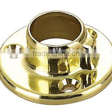 483 New chrome closet hanging tube connector joker-uno tube holder metal bracket for pipes