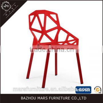 Modern design pp material fast food restaurant chairs