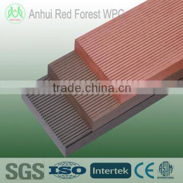 anti slip solid composite timber decking board