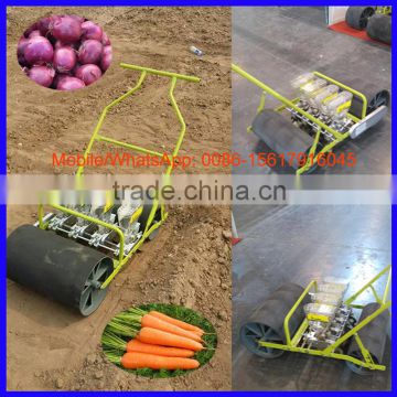 Manual seed planter for vegetable seeds