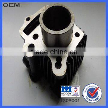 motorcycle engine cylinder block with piston