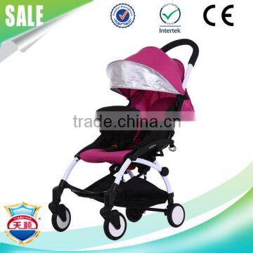 Hot selling new model baby kids stroller pram 4 PU wheels child stroller