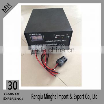 Inteligent rapid battery charger 48V applicable to acid battery for electrictricycle