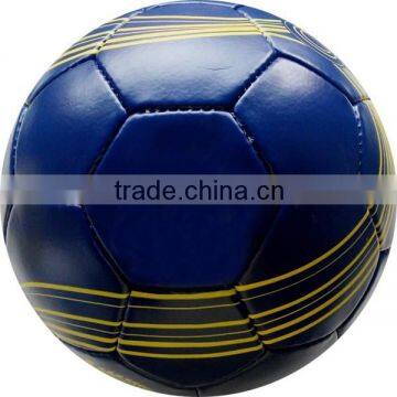 size 5 hand sewn PU game football/custom hand sewn football for competition