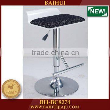 BH-BC8274 adjustable height modern pu bar chair