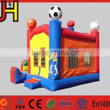 Commercial Used Sports Inflatable Arena Bouncer With Slide For Kids