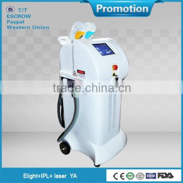 Top sale ipl+rf+e-light+nd yag laser with 3000w high power