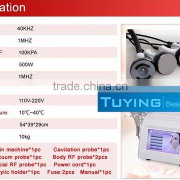 Cavitation Ultrasound Machine Factory Wholesale 5 In 1 Vacuum Cellulite Reduction Ultrasonic Cavitation Massager Slimming Machine With CE photo-5