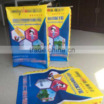 100% waterproof recycled AdStar Pp woven block bottom valve cement bag 50kg