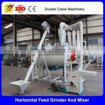 Cattle Feed Plant Equipment, Grass feeed crusher and mxier