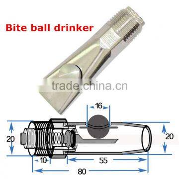 304 # stainless steel pig nipple drinker Bite ball nipple drinker