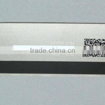 CR80 Metal Magnetic Card With QR Code photo-3