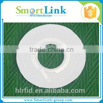 cheap rfid label tags iso 15693 13.56 mhz, I CODE slix chip rfid CD sticker for CD/ DVD management