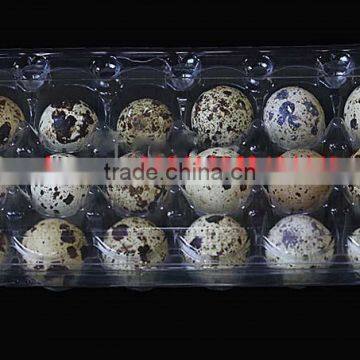 18 cavity quail Egg carton, plastic quail packing tray 18eggs