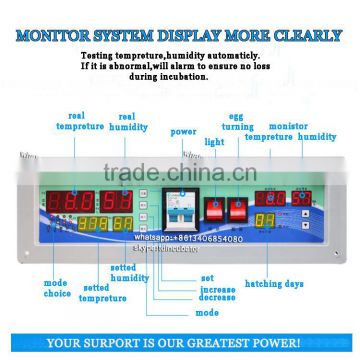 Weiqian new model 7 screens controller for industrial egg incubator,digital temperature and humidity controller