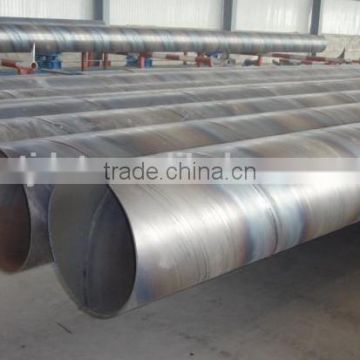 High quality of black steel pipe /SSAW steel tube/china wholesaler