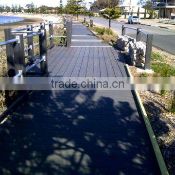 Wholesale Wood Plastic Composite Recycled WPC Hollow Decking Floor photo-4