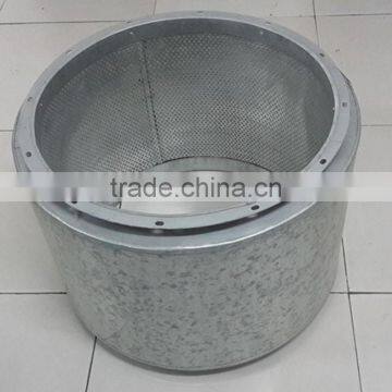 Round muffler silencer for ventilation system