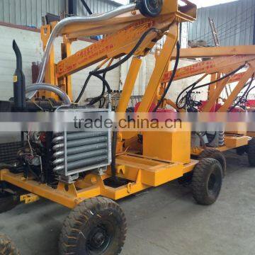 Professional designed Pile Driver for solar plant and highway guardrail