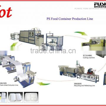 ps food container vacuum forming machine