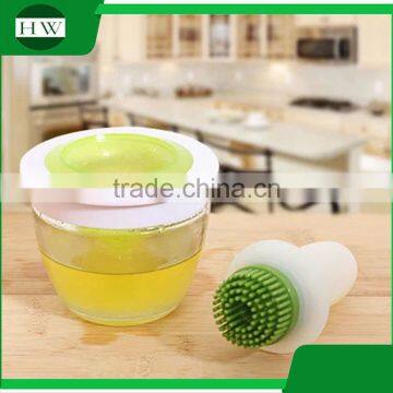 Kitchen Accessories Diy Tool Silicone Baking Cooking Bbq Barbecue Brush Oil Bottle Brush photo-5
