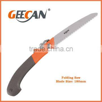 Plastic handle folding pruning saw