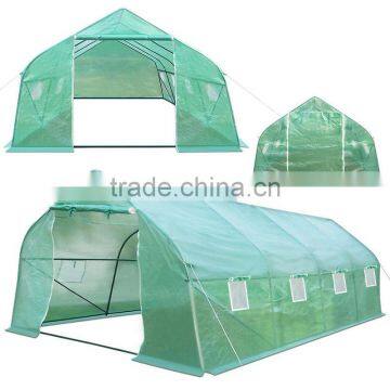 Polytunnel Greenhouse Galvanised Steel Frame Poly Tunnel 6mx3m x 2m photo-5